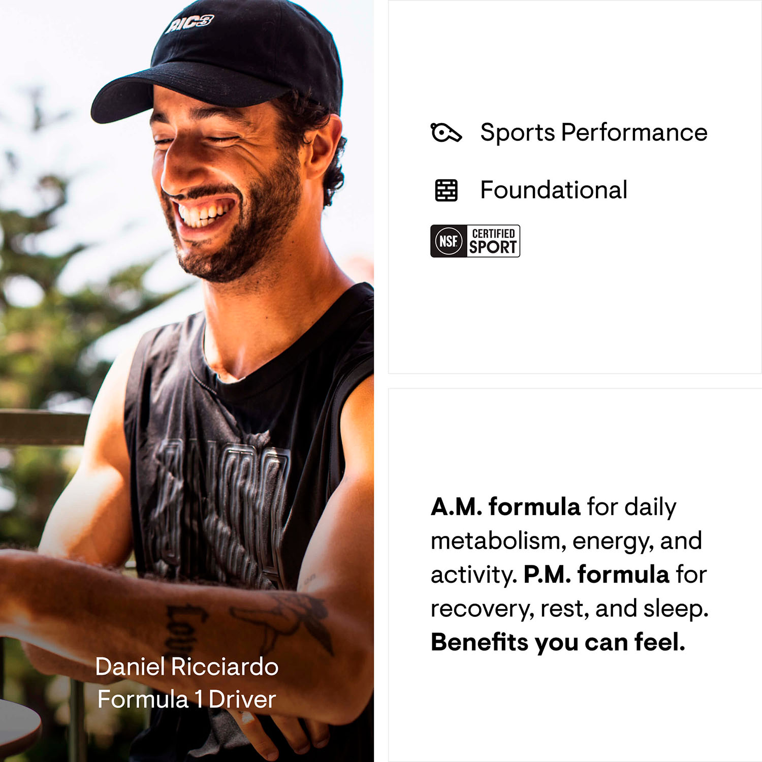 Thorne, Multi-Vitamin Elite A.M. & P.M. NSF Certified for Sport, 2 x 90 Caps