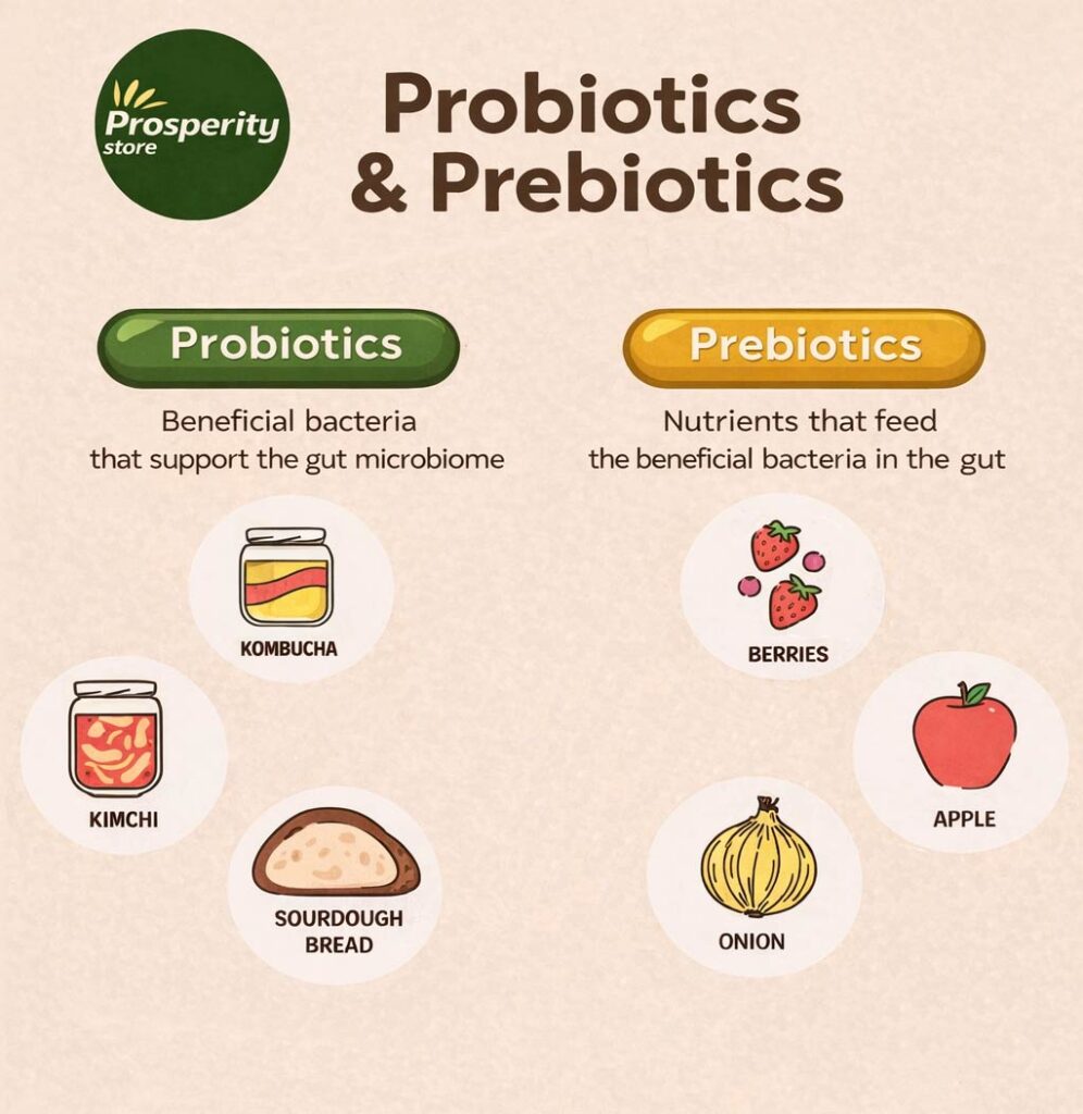 Probiotics vs. Prebiotics