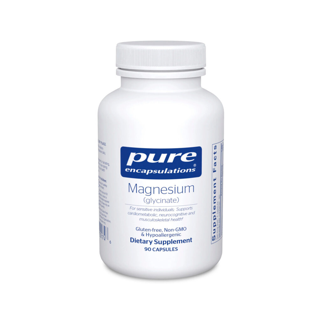 Pure Encapsulations, Magnesium Glycinate, 120 mg, 90 Caps