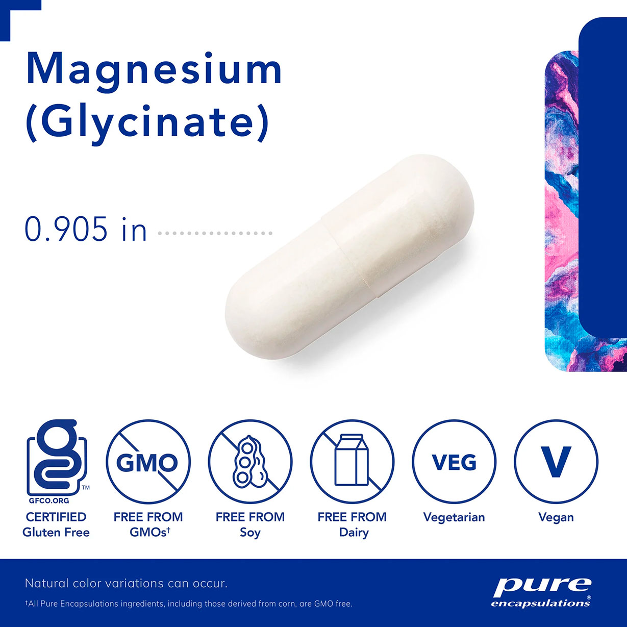 Pure Encapsulations, Magnesium Glycinate, 120 mg, 90 Caps