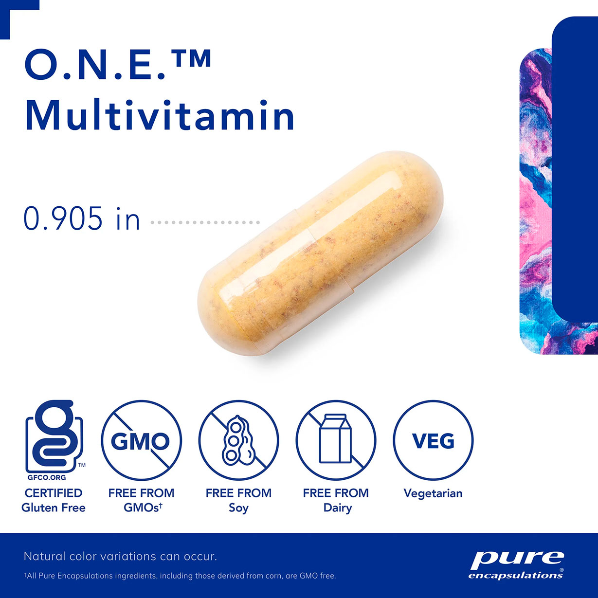 Pure Encapsulations, O.N.E. Multivitamin, 60 Caps