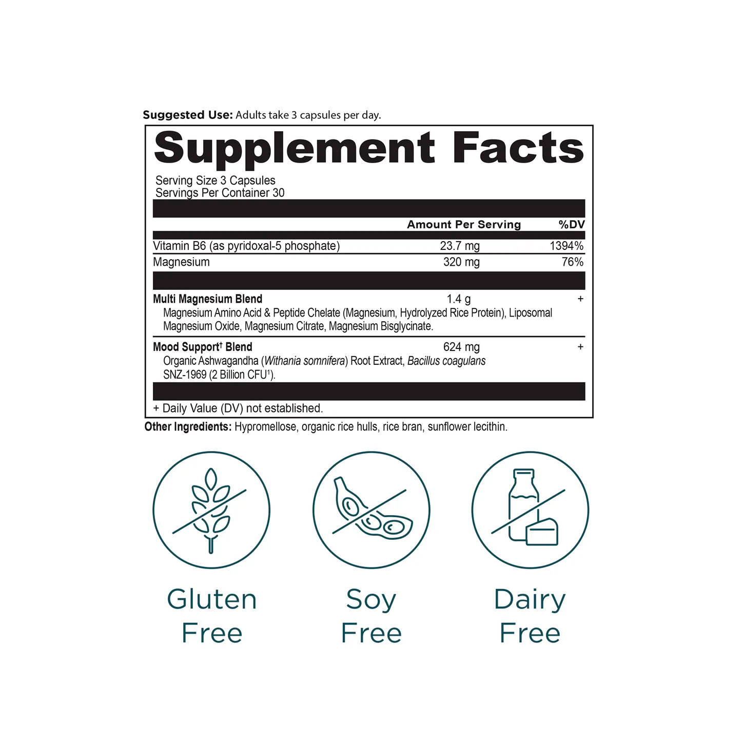 Ancient Nutrition, Active Peptides Magnesium Complex, 90 Caps
