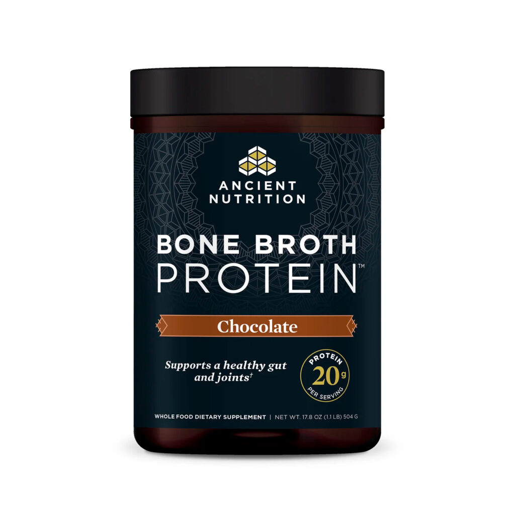 Ancient Nutrition, Bone Broth Protein, Chocolate, 20 g, 1.1 lb