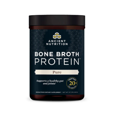 Ancient Nutrition, Bone Broth Protein, Pure, 20 g, 15.07 oz