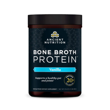 Ancient Nutrition, Bone Broth Protein, Vanilla, 20 g, 1.1 lb