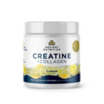 Ancient Nutrition, Creatine + Collagen + Electrolytes, Lemon, 5 g, 9.6 oz