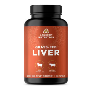Ancient Nutrition, Grass-Fed Liver, 180 Caps