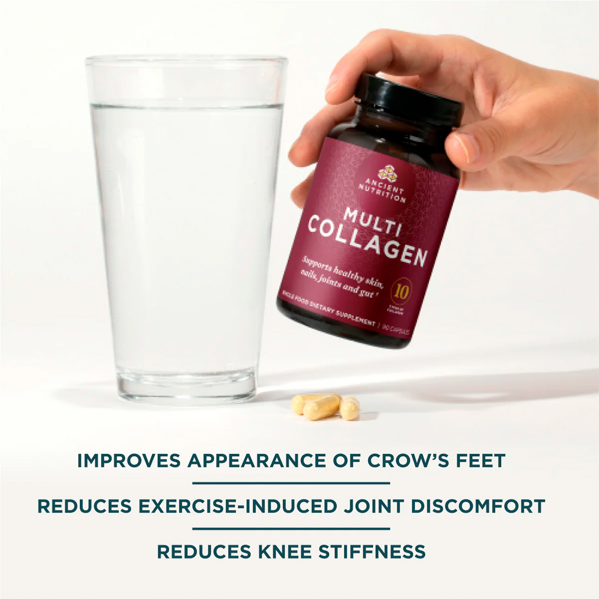 Ancient Nutrition, Multi Collagen, 90 Caps