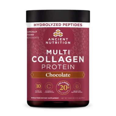 Ancient Nutrition, Multi Collagen Protein, Chocolate, 20 g, 1.04 lb