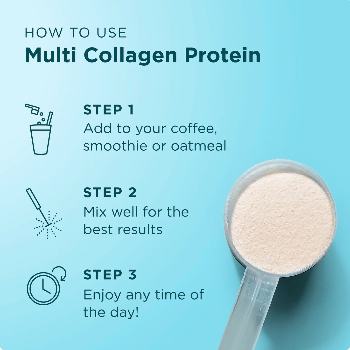 Ancient Nutrition, Multi Collagen Protein, Vanilla, 20 g, 1.04 lb