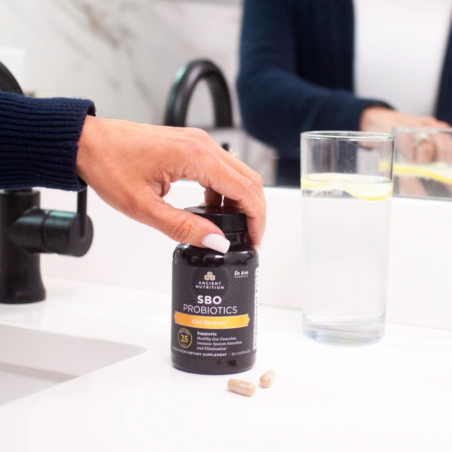 Ancient Nutrition, SBO Probiotics Gut Restore, 25 billion CFU, 60 Caps