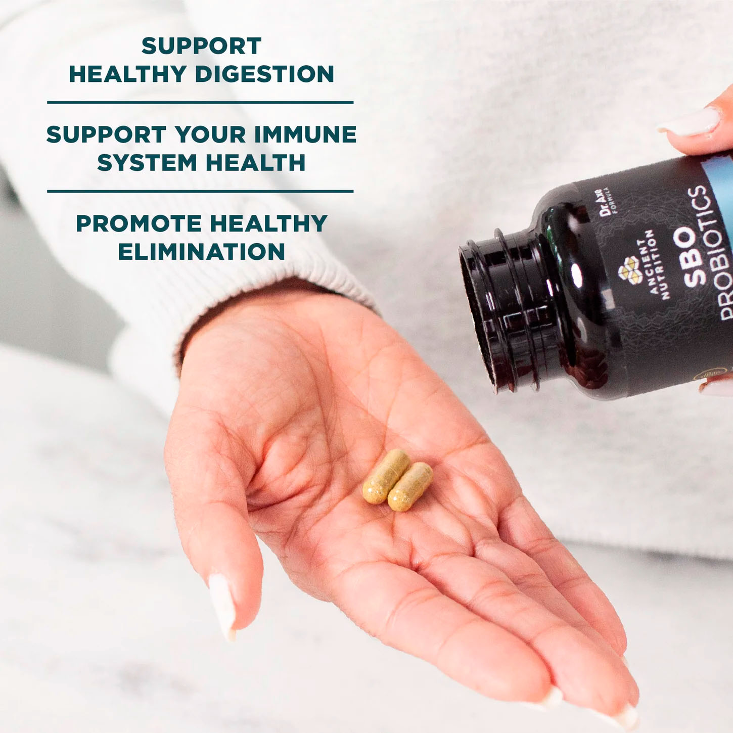 Ancient Nutrition, SBO Probiotics Ultimate, 50 billion CFU, 60 Caps
