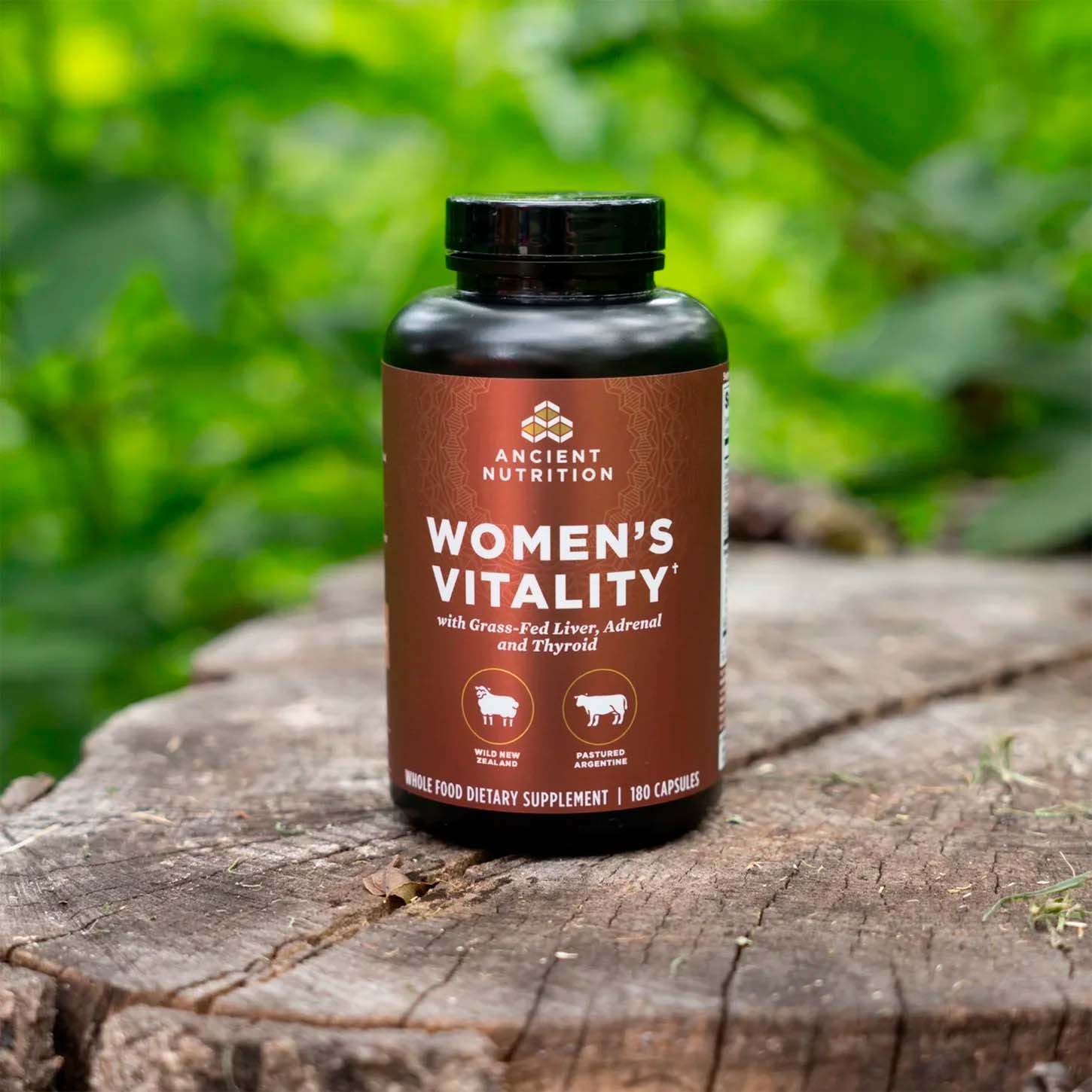 Ancient Nutrition, Women’s Vitality, 180 Caps