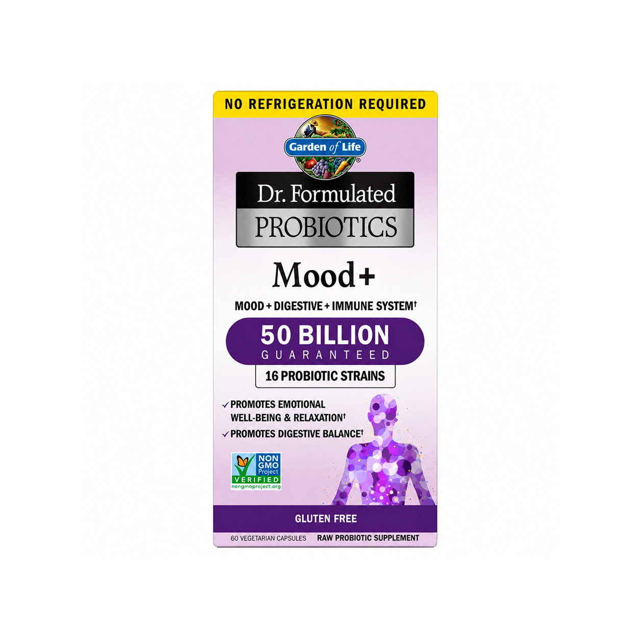 Garden of Life, Dr. Formulated Probiotics Mood+, 50 billion CFU, 60 Vegicaps Garden of Life, Dr. Formulated Probiotics Mood+, 50 billion CFU, 60 Vegicaps