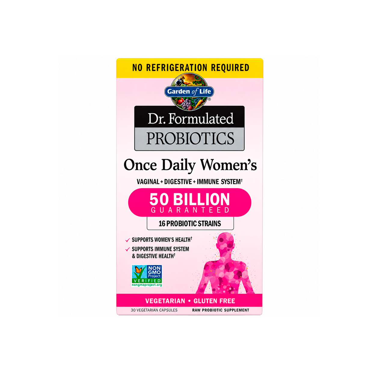 Garden of Life, Dr. Formulated Probiotics Once Daily Women's, 50 billion CFU, 30 Vegicaps Garden of Life, Dr. Formulated Probiotics Once Daily Women's, 50 billion CFU, 30 Vegicaps
