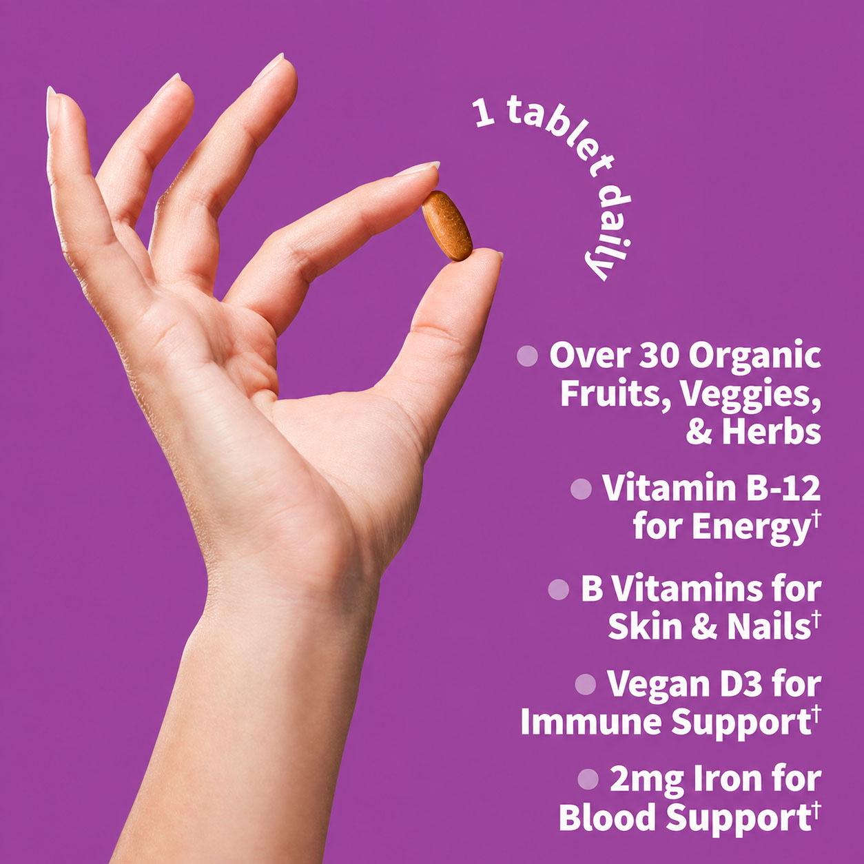 Garden of Life, Organics Women’s Once Daily, 60 Vegicaps