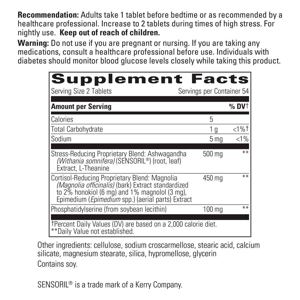 Integrative Therapeutics, Cortisol Manager, 90 Tabs