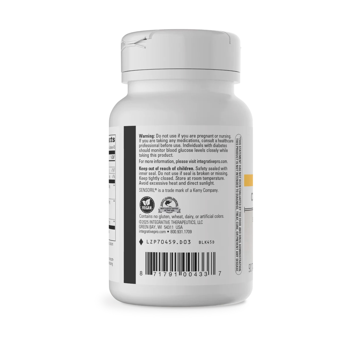 Integrative Therapeutics, Cortisol Manager, 90 Tabs