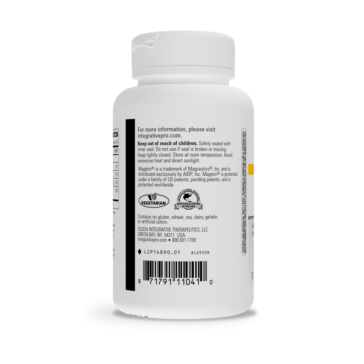 Integrative Therapeutics, Magtein L-Threonate Plus, 144 mg, 90 Caps
