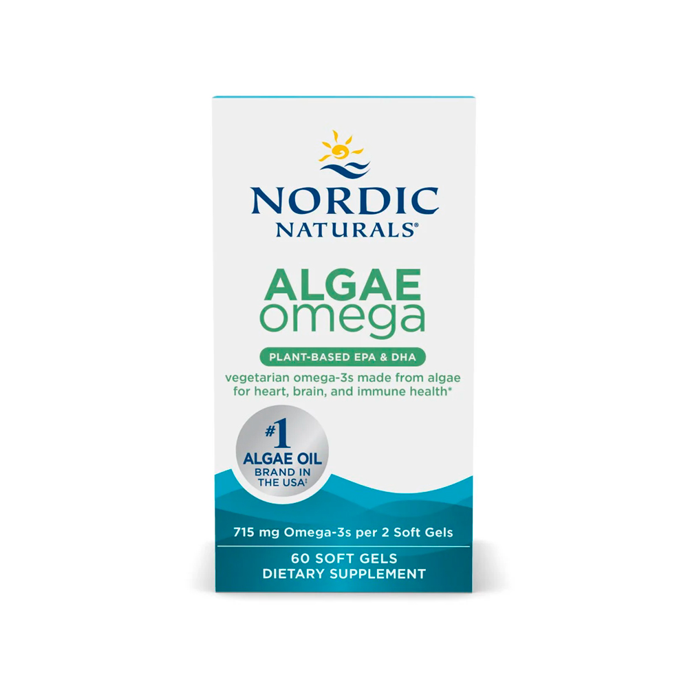 Nordic Naturals, Algae Omega, EPA 195 mg, DHA 390 mg, 60 Softgels Nordic Naturals, Algae Omega, EPA 195 mg, DHA 390 mg, 60 Softgels
