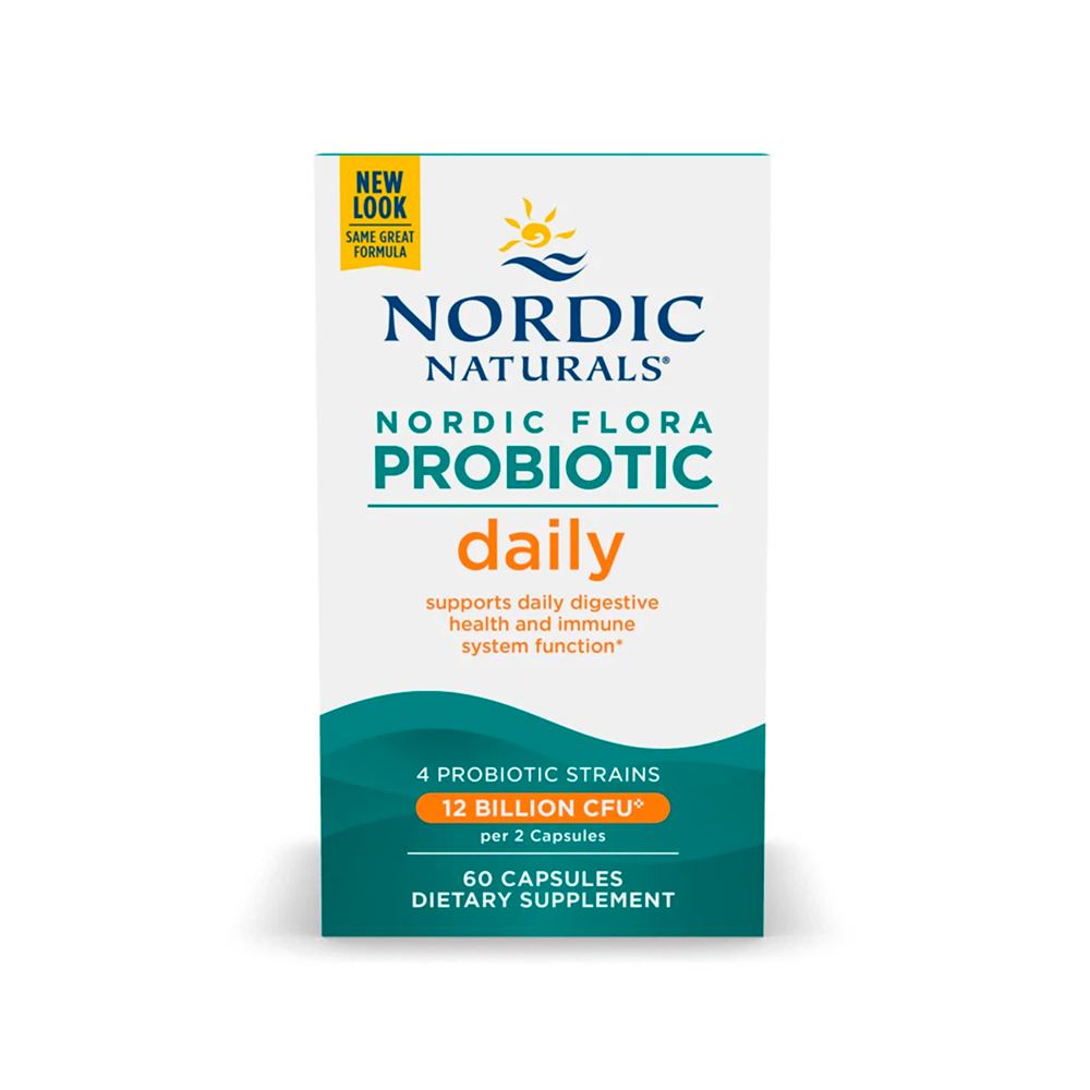 Nordic Naturals, Nordic Flora Probiotic Daily, 12 billion CFU, 60 Caps