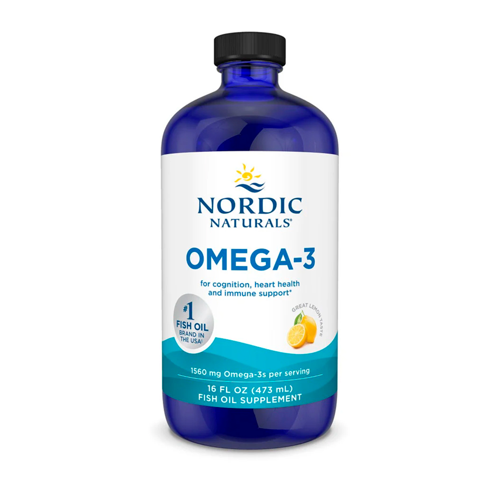 Nordic Naturals, Omega-3, Lemon, EPA 745 mg, DHA 500 mg, 16 fl oz Nordic Naturals, Omega-3, Lemon, EPA 745 mg, DHA 500 mg, 16 fl oz