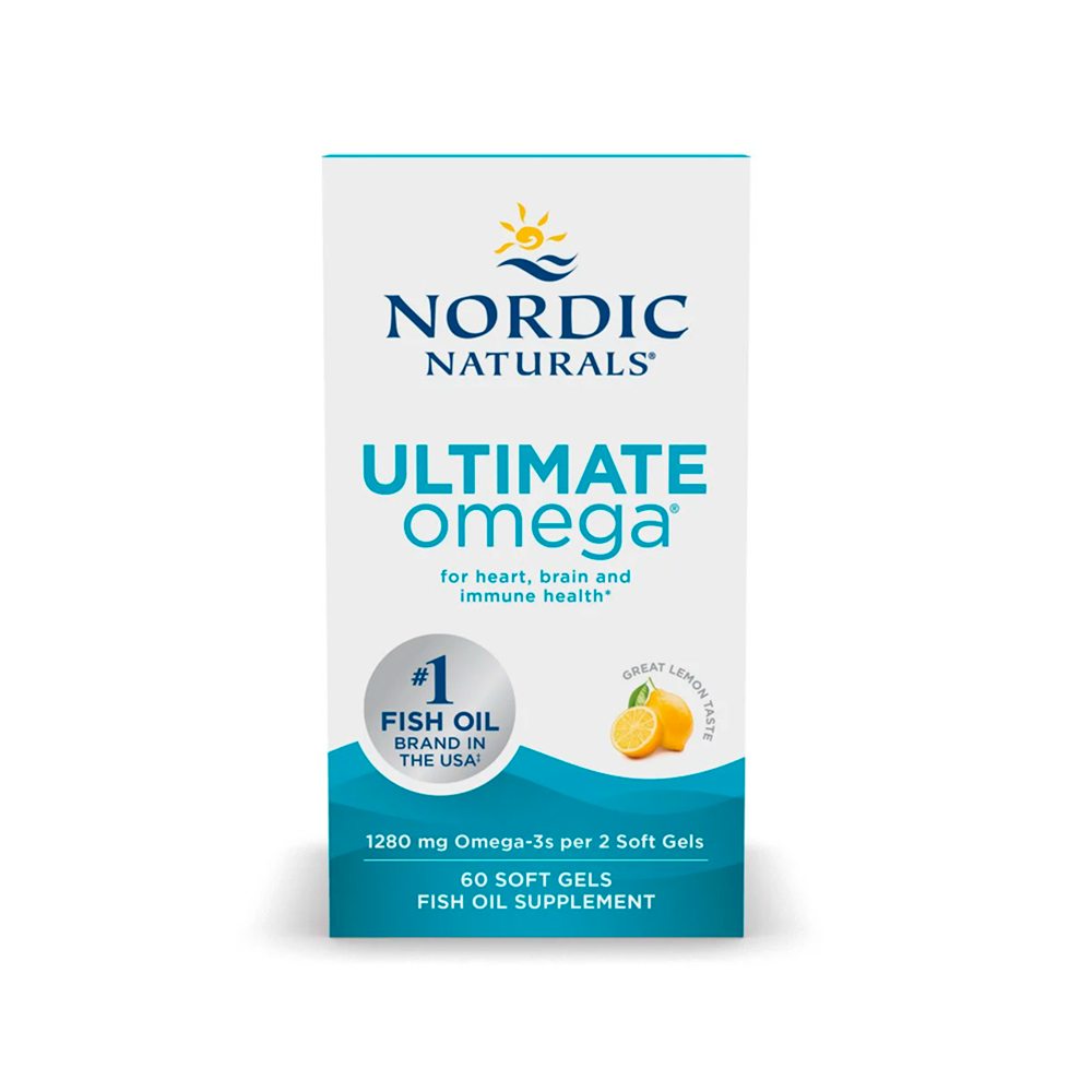 Nordic Naturals, Ultimate Omega, Lemon, EPA 650 mg, DHA 450 mg, 60 Softgels