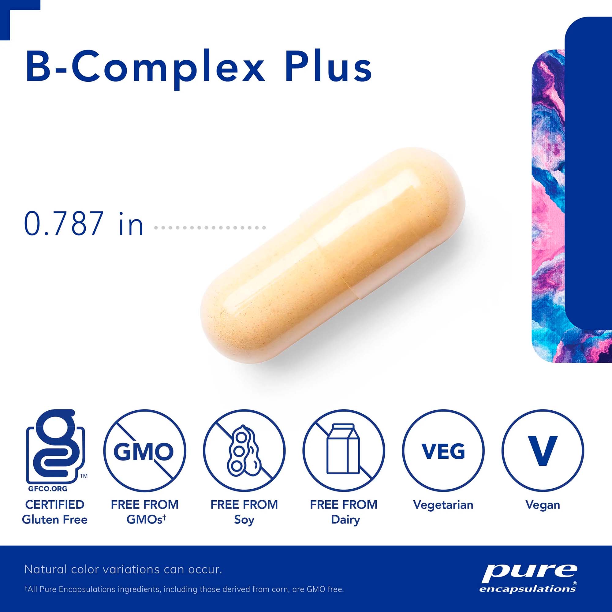 Pure Encapsulations, B-Complex Plus, 60 Caps