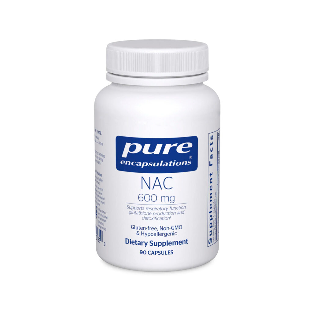 Pure Encapsulations, NAC, 600 mg, 90 Caps