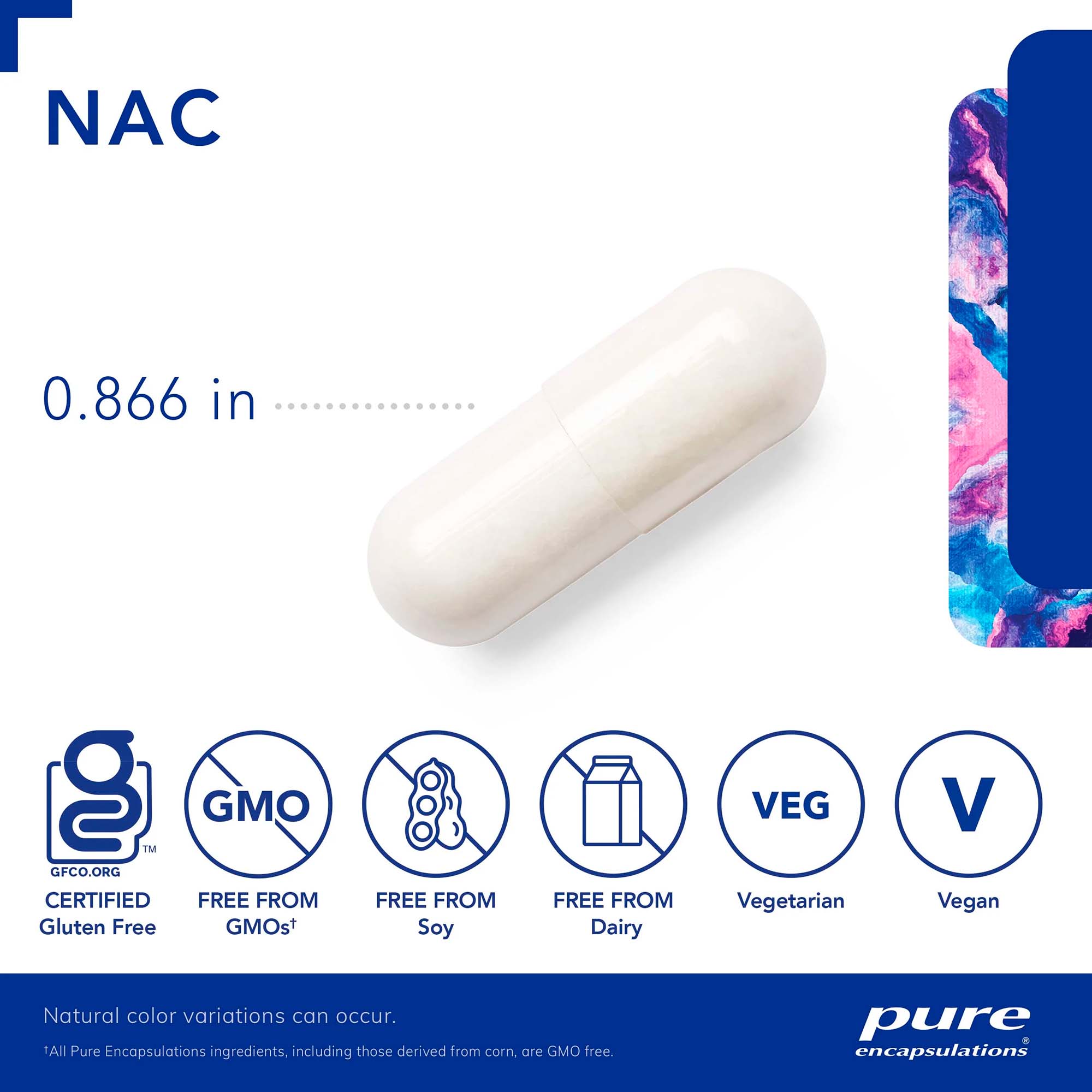 Pure Encapsulations, NAC, 600 mg, 90 Caps