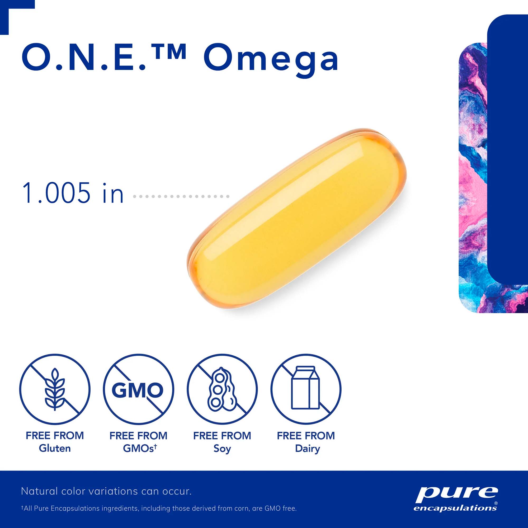 Pure Encapsulations, O.N.E. Omega, 1000 mg EPA + DHA, 60 Softgels