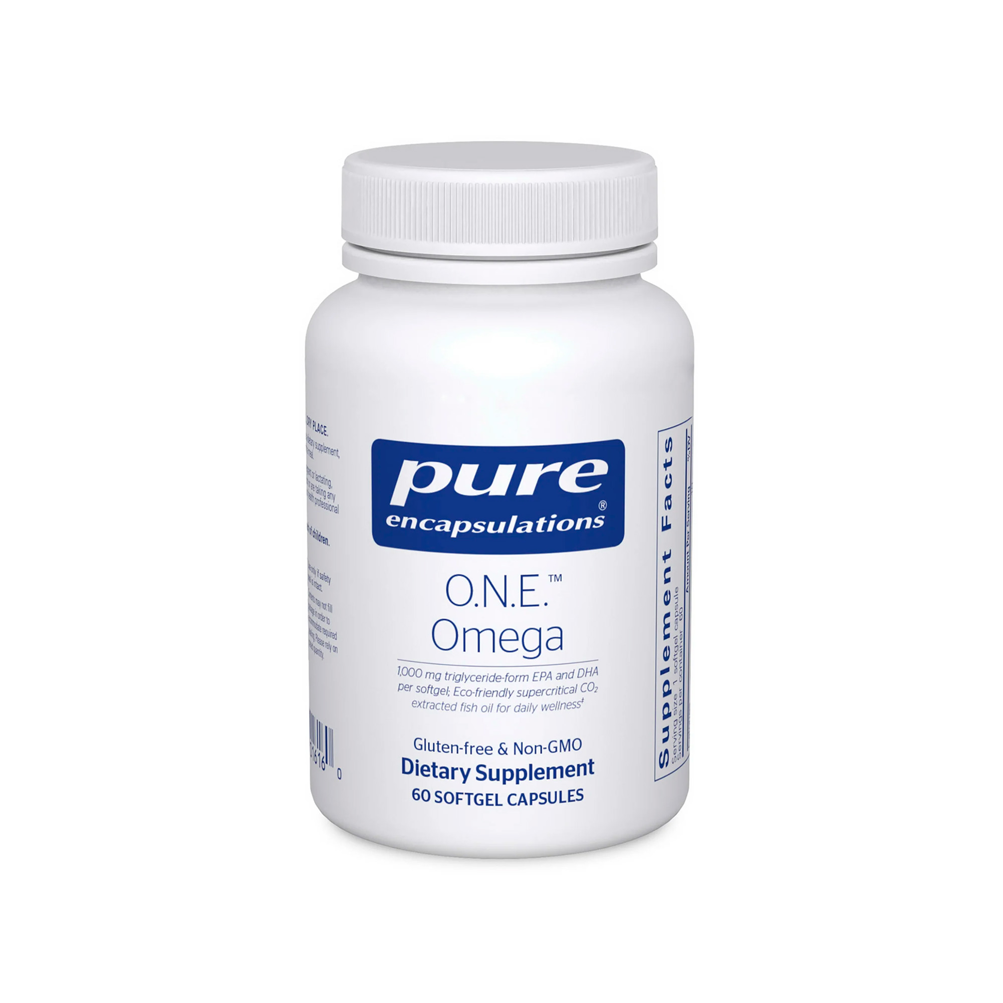 Pure Encapsulations, O.N.E. Omega, 1000 mg EPA + DHA, 60 Softgels