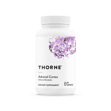 Thorne, Adrenal Cortex Bovine, 50 mg, 60 Caps