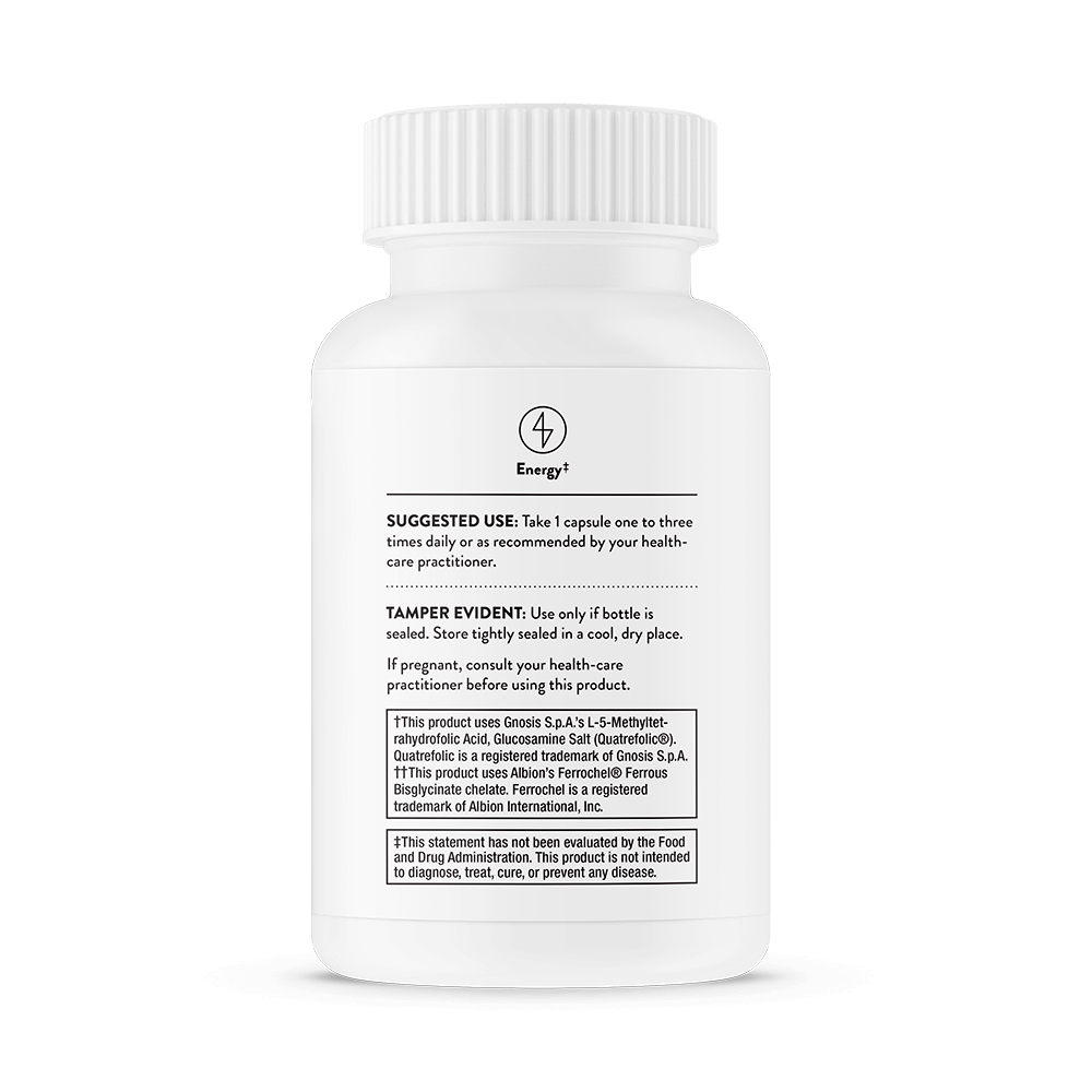Thorne, Advanced Iron Complex with Vitamins B & C, 60 Caps