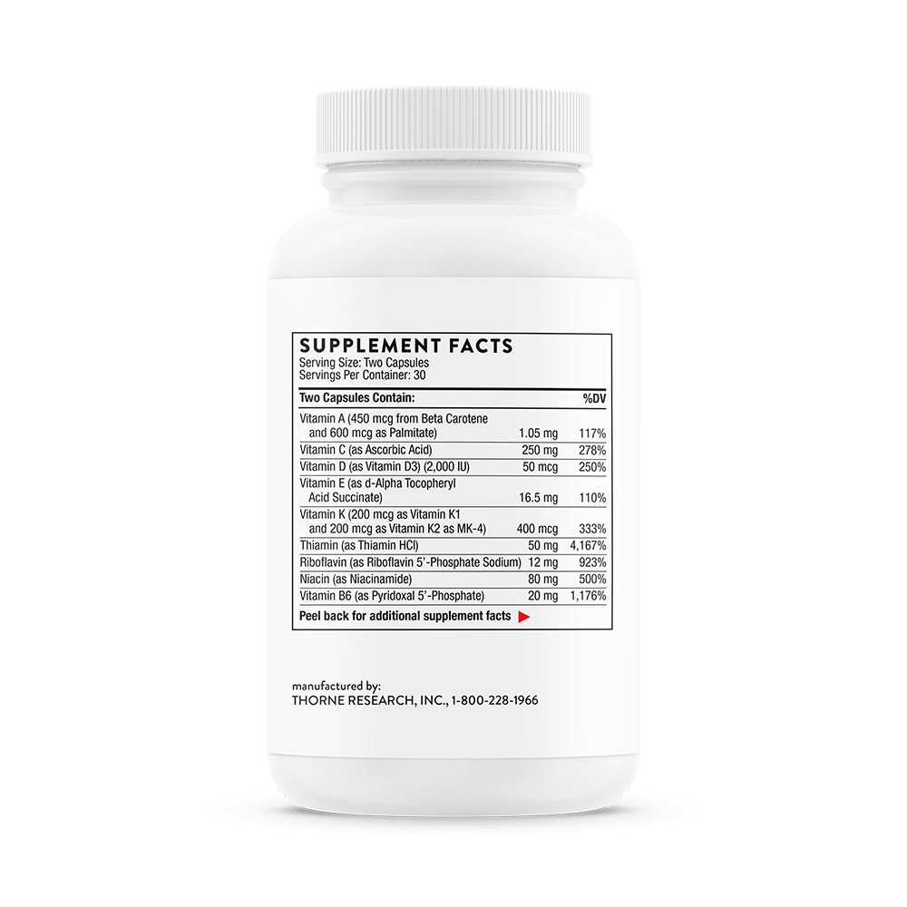 Thorne, Basic Nutrients 2 per Day, 60 Caps