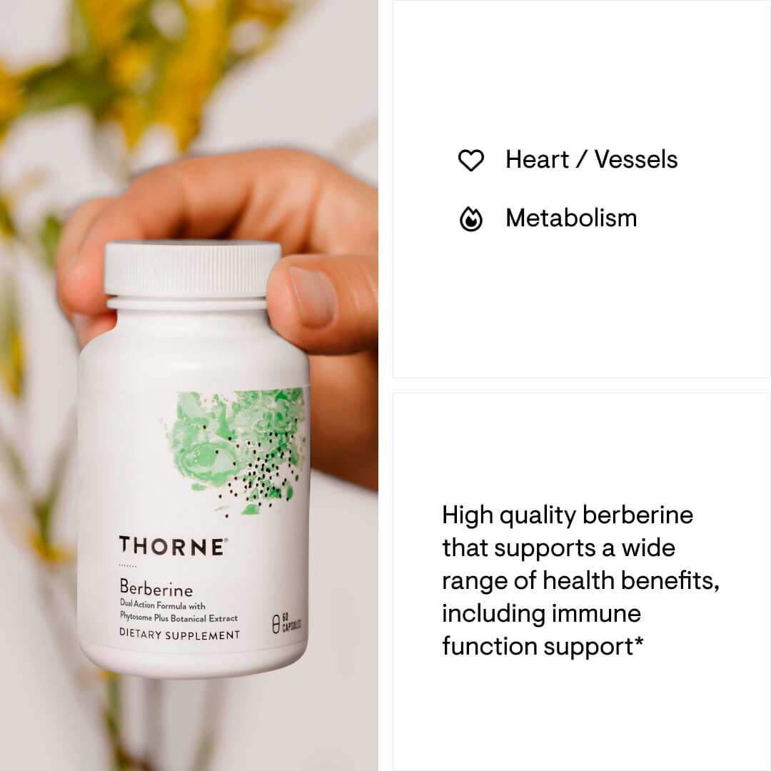 Thorne, Berberine Phytosome Plus Botanical Extract, 60 Caps