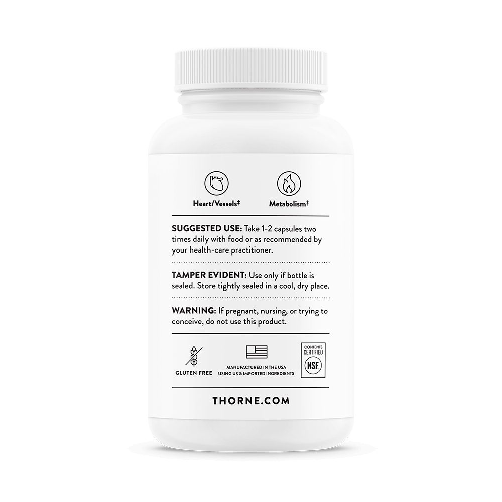 Thorne, Berberine Phytosome Plus Botanical Extract, 60 Caps