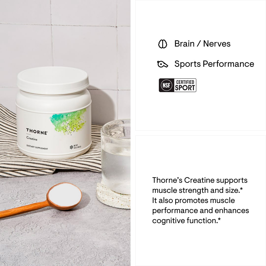 Thorne, Creatine NSF Certified for Sport, 5 g, 16 oz