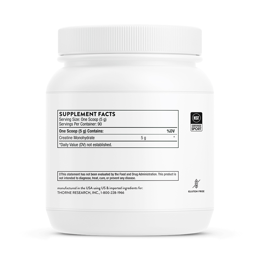 Thorne, Creatine NSF Certified for Sport, 5 g, 16 oz