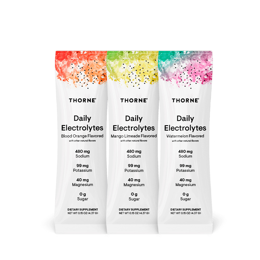 Thorne, Daily Electrolytes Variety Pack NSF Certified for Sport, 30 Packets