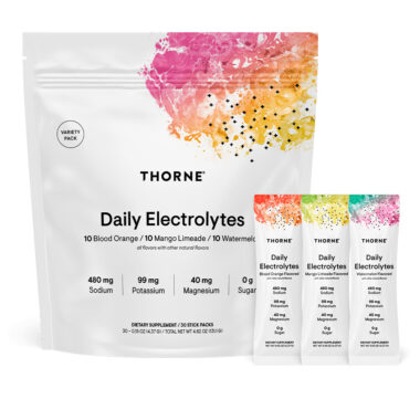 Thorne, Daily Electrolytes Variety Pack NSF Certified for Sport, 30 Packets
