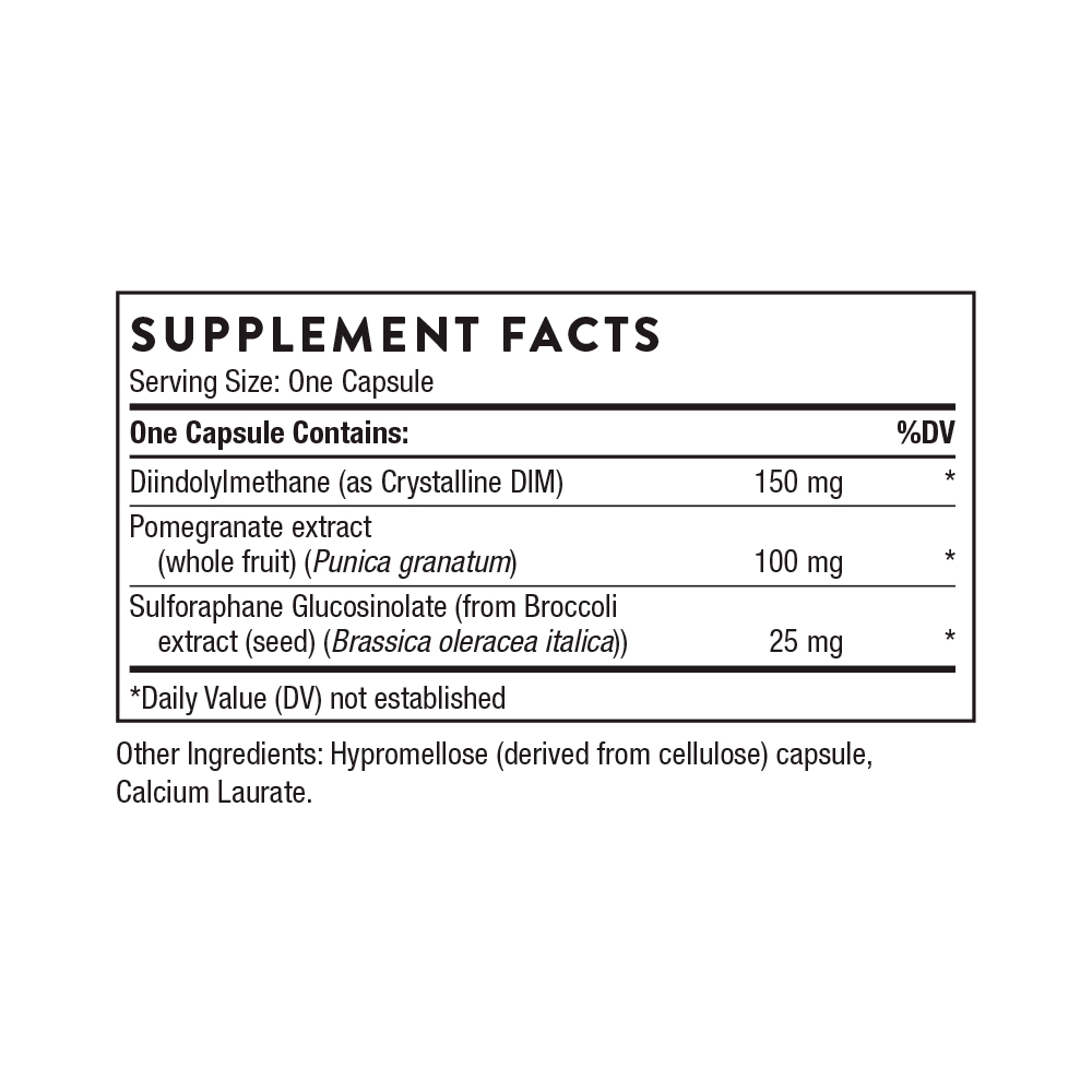 Thorne, Hormone Advantage DIM with Pomegranate and Broccoli, 60 Caps