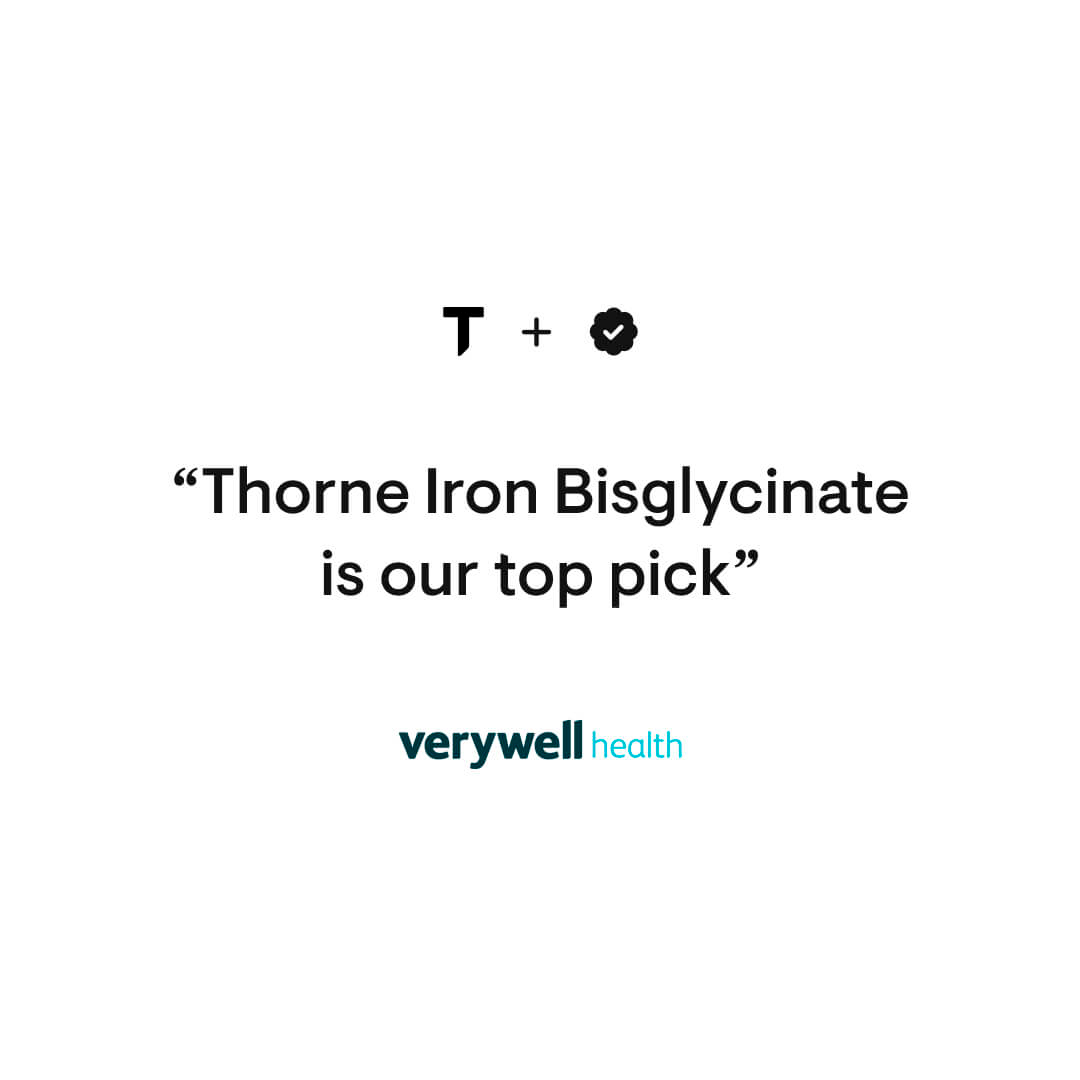 Thorne, Iron Bisglycinate, 25 mg, 60 Caps