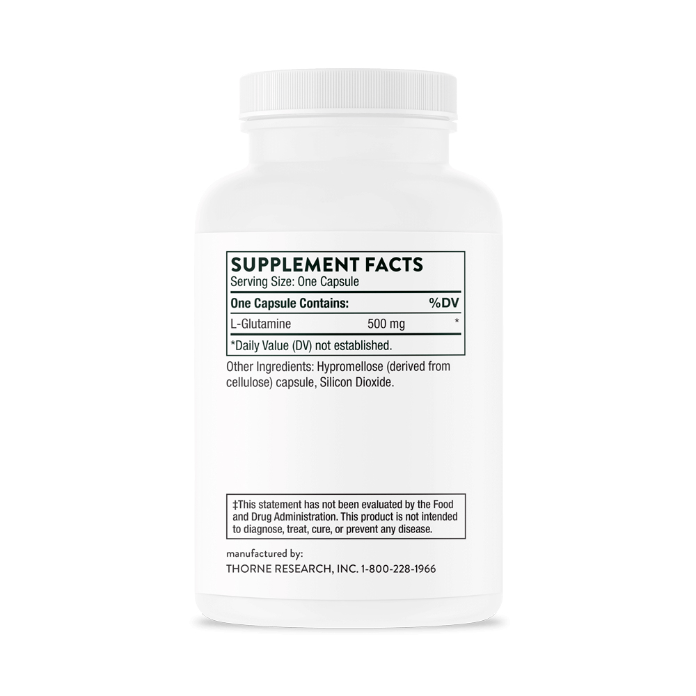 Thorne, L-Glutamine, 500 mg, 90 Caps