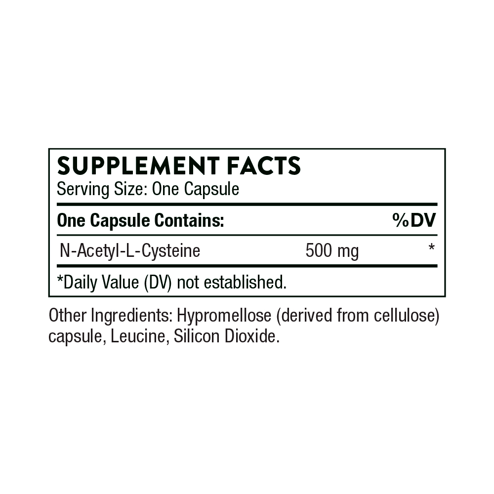 Thorne, NAC – N-Acetylcysteine, 500 mg, 90 Caps