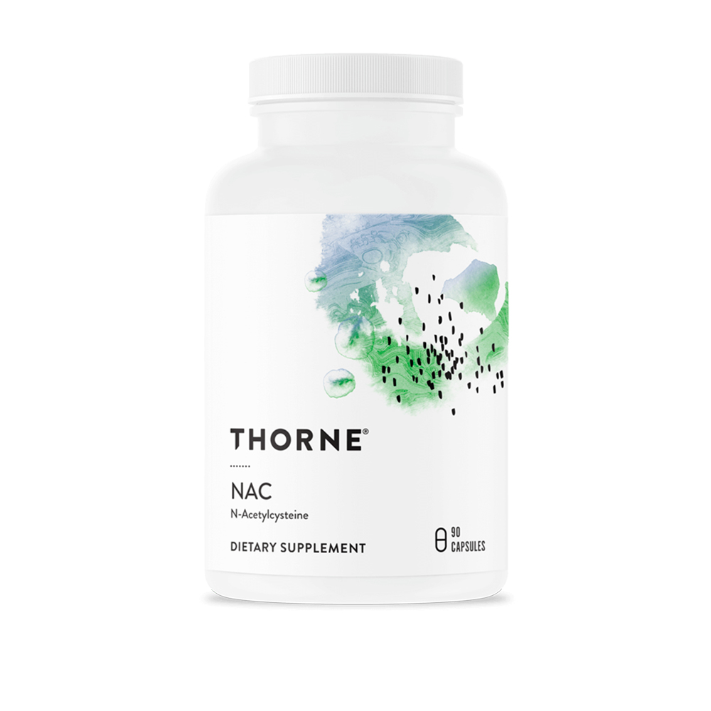 Thorne, NAC - N-Acetylcysteine, 500 mg, 90 Caps Thorne, NAC - N-Acetylcysteine, 500 mg, 90 Caps
