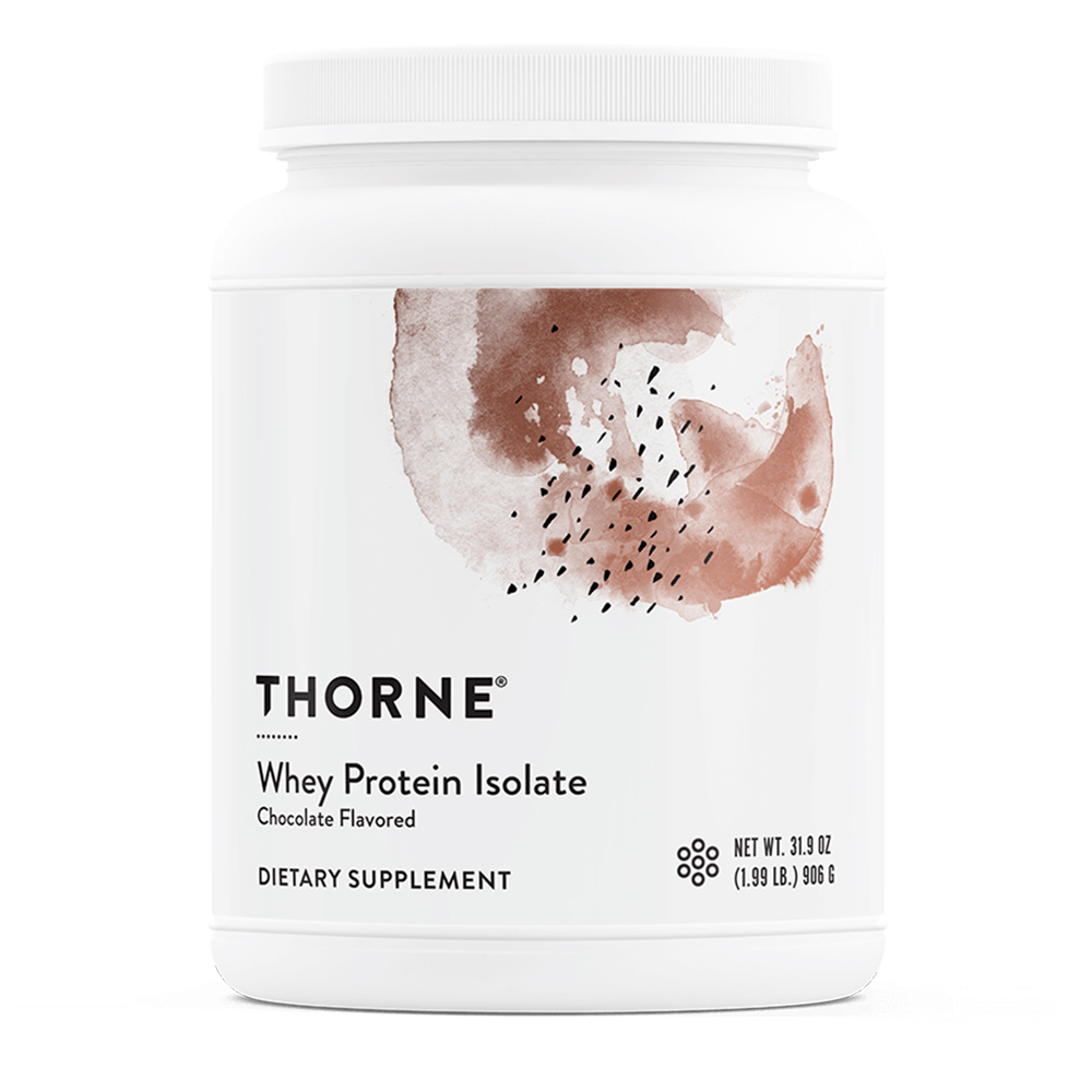 Thorne, Whey Protein Isolate, Chocolate, 21 g, 1.99 lb Thorne, Whey Protein Isolate, Chocolate, 21 g, 1.99 lb