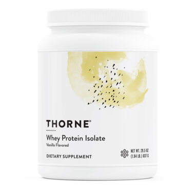 Thorne, Whey Protein Isolate, Vanilla, 21 g, 1.99 lb