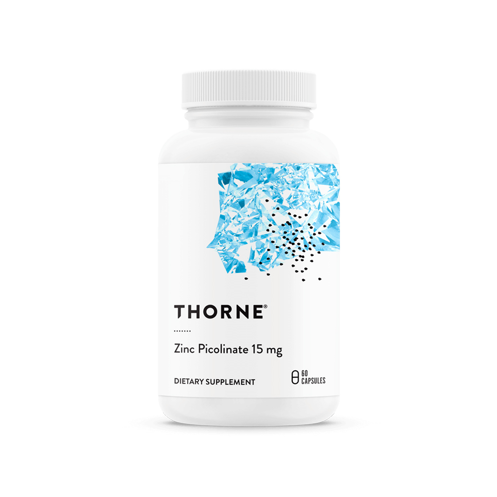 Thorne, Zinc Picolinate, 15 mg, 60 Caps