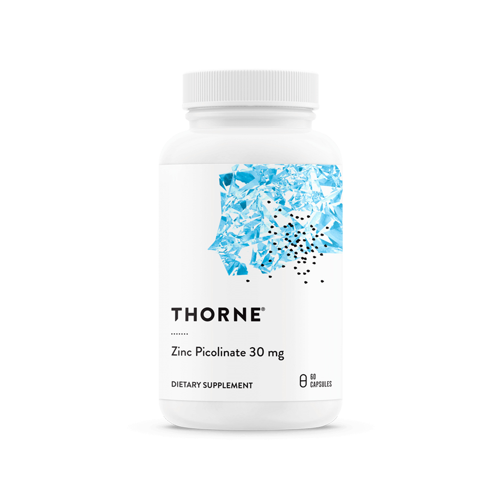 Thorne, Zinc Picolinate, 30 mg, 60 Caps Thorne, Zinc Picolinate, 30 mg, 60 Caps